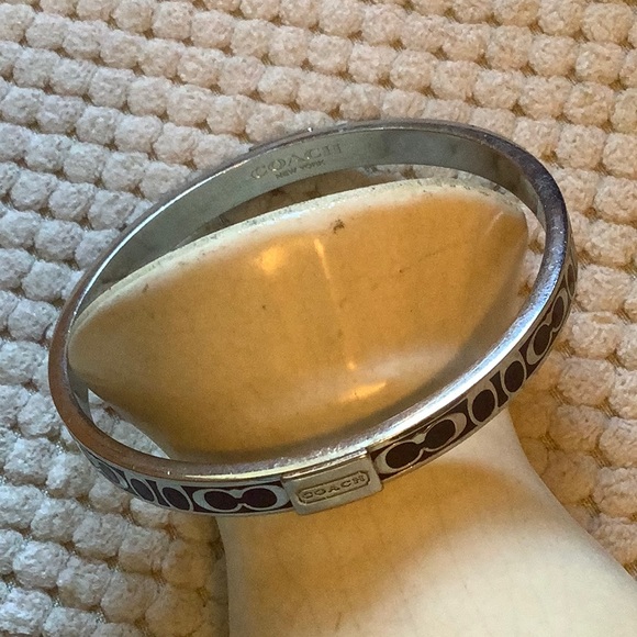 Coach Bangle Bracelet, Purple Enamel - Picture 2 of 6